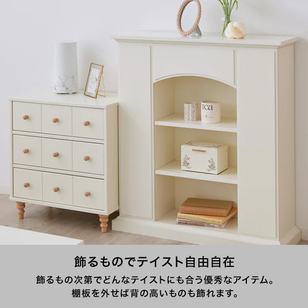 マントルピース型シェルフ M ホワイト | Francfranc（フランフラン