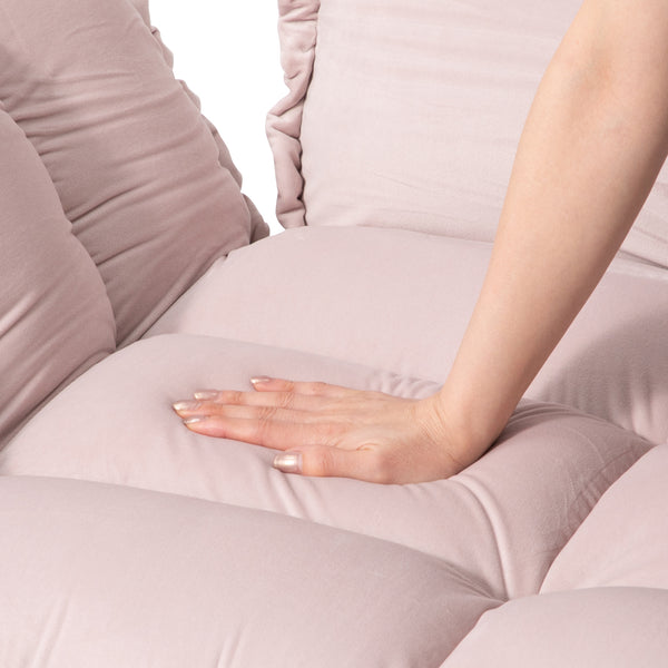 ピソラ コンパクトソファベッド 2 ピンク（W1270～1720） | Francfranc