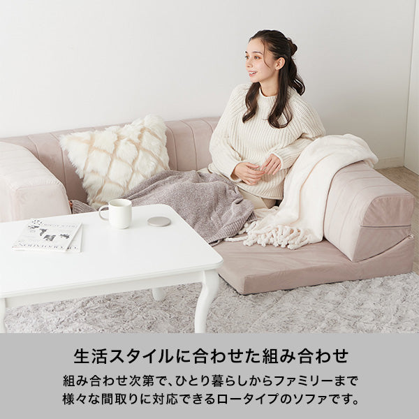 EC限定】ファミーユ ローソファ コーナー グレー（W750） | Francfranc