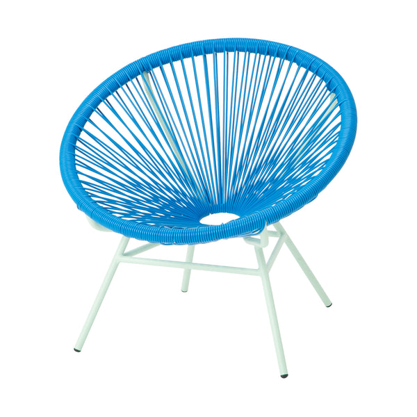 Francfranc ロータス パーソナルチェア ブルー×レッド 廃盤 入手困難