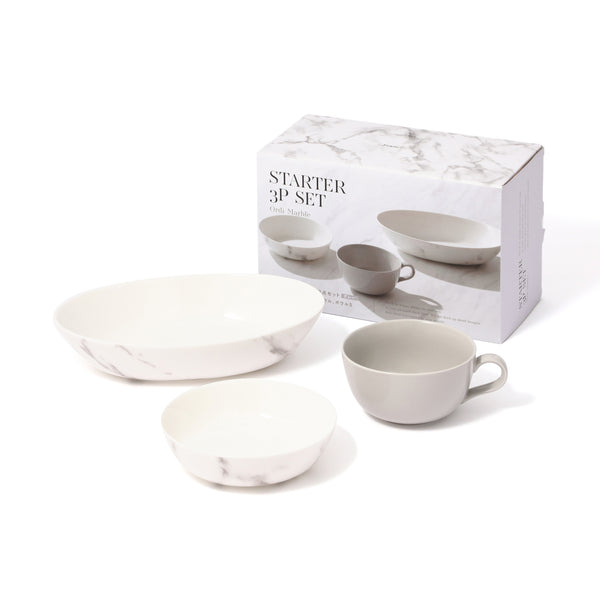 オルディマーブル かんたんごはん 食器3点セット グレー | Francfranc