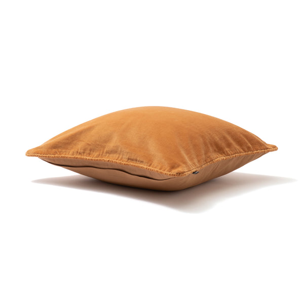 ギャザーパイピング クッションカバー 45×45 イエロー（086