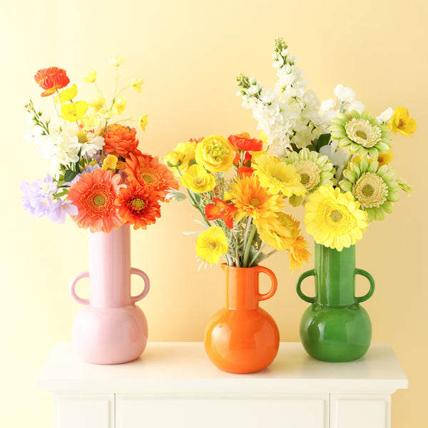 セラミック ポップ フラワーベース L グリーン | Francfranc（フラン