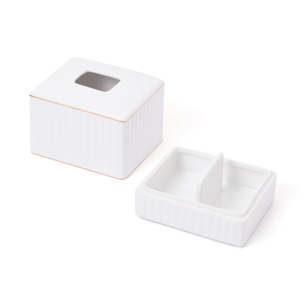 コンパクト セラミックティッシュボックス ゴールド | Francfranc