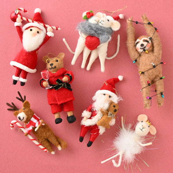 ファブリックオーナメント サンタ ベア | Francfranc（フランフラン