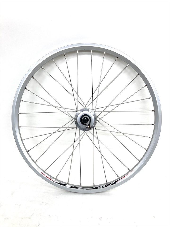 6/11 20(451)前後ホイール組みフロントハブダイナモ､リア外装8Sフリー