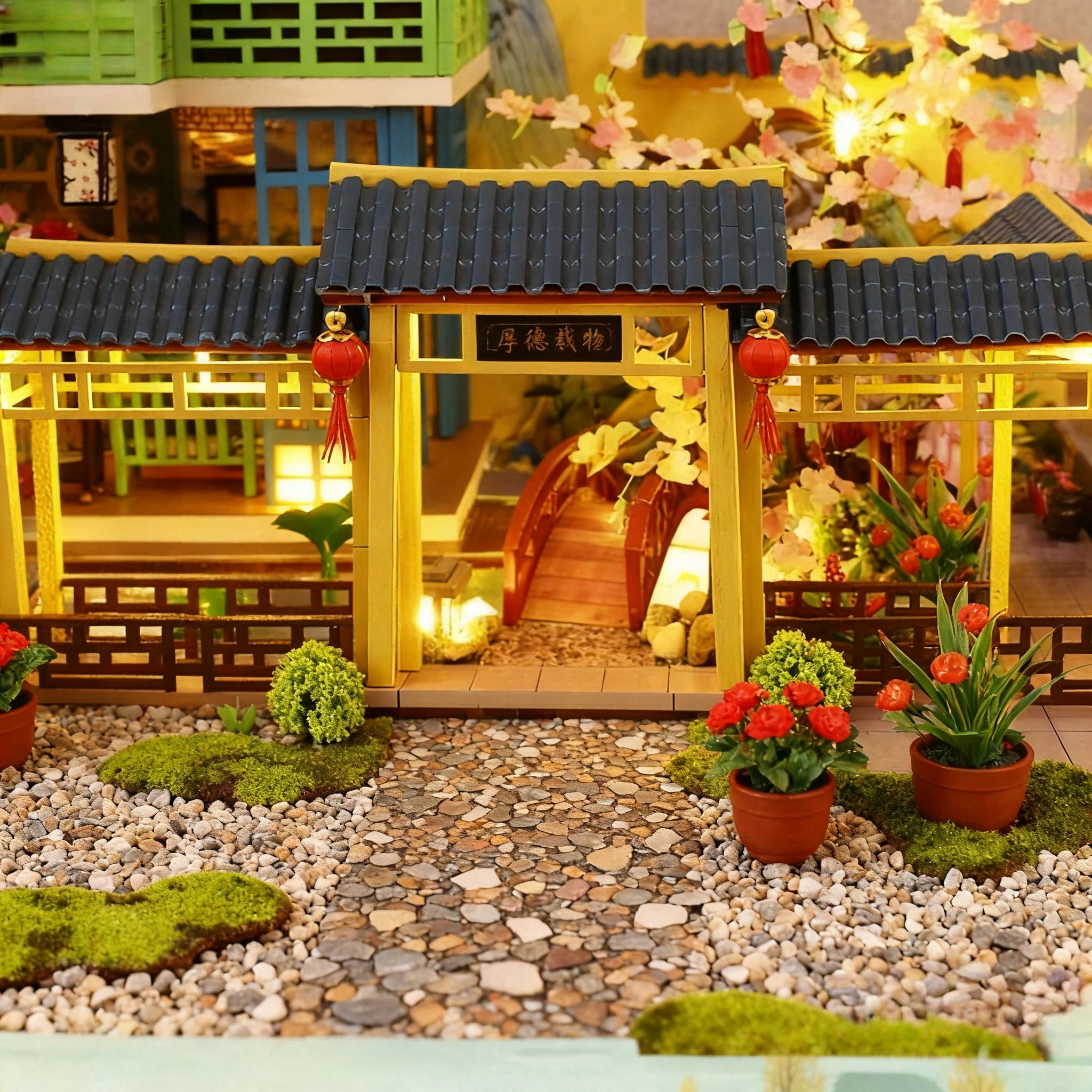 Funpuz The Mountain Retreat at Fuchun DIY Miniature House