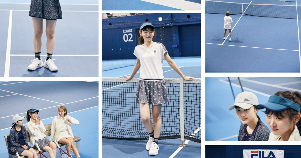 フィラ テニス フェスタ」をFUDGE FRIENDのUMIと大島花菜が体験