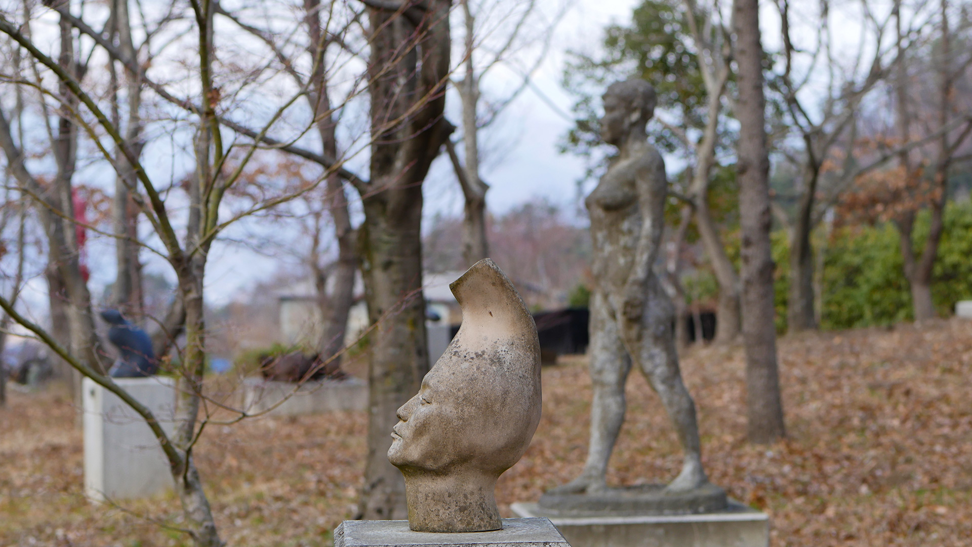 藤垈の滝 大窪いやしの杜公園の彫刻 - ふえふき旬感ネット