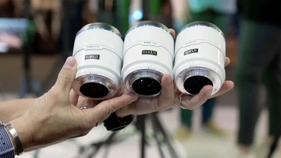 CineD: SIRUI Sniper Series f/1.2 AF Lenses For X/E/Z Mount - Fuji