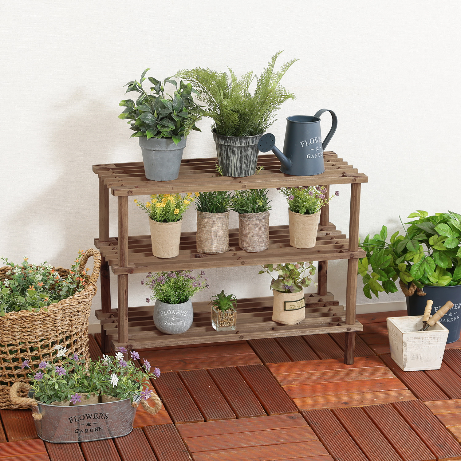 C/D:79102] [セット数:10pcs] マルチフリー＆シューズラック 3段