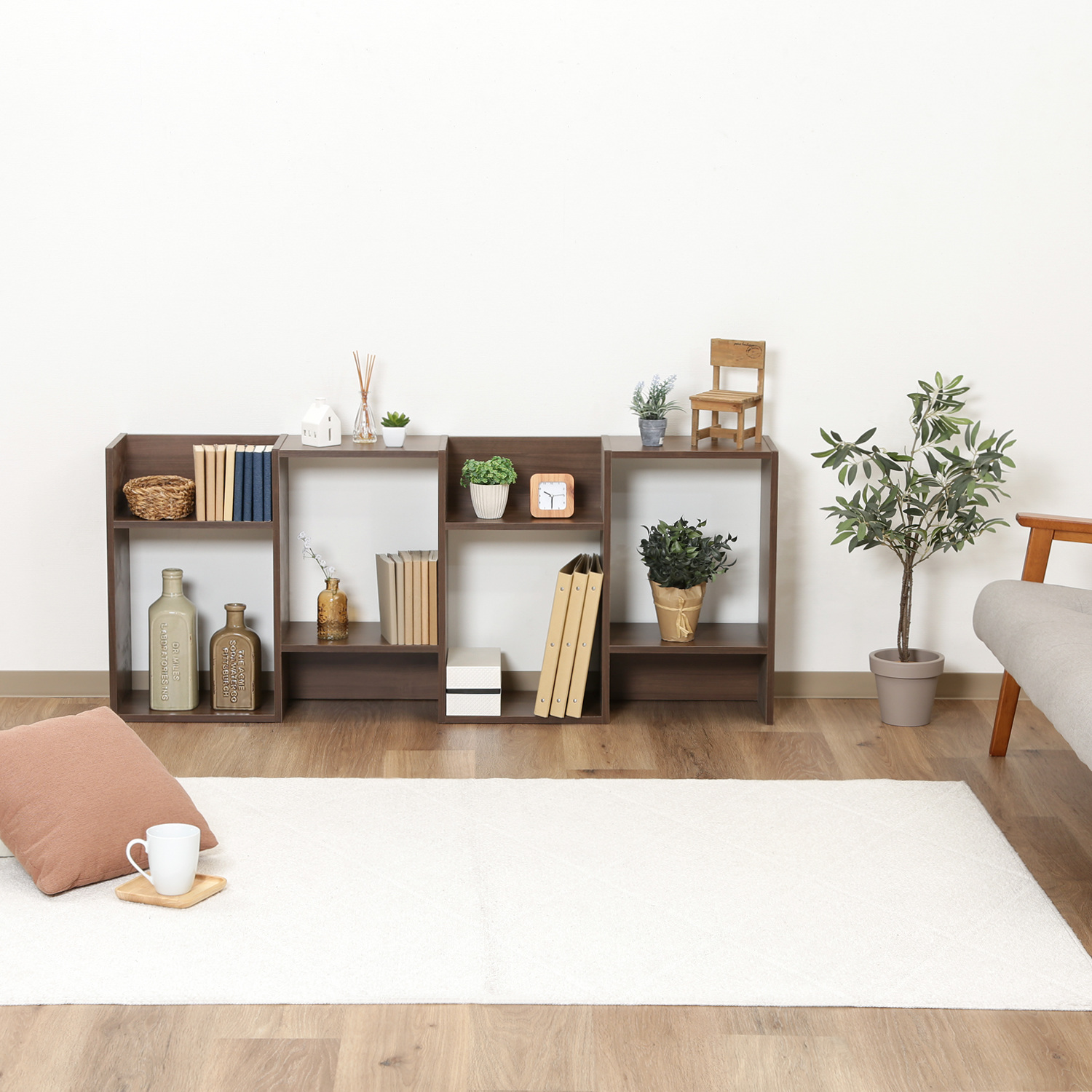 C/D:98714] S型ディスプレイラック 4段 MBR ｜ ORDERING SHOP