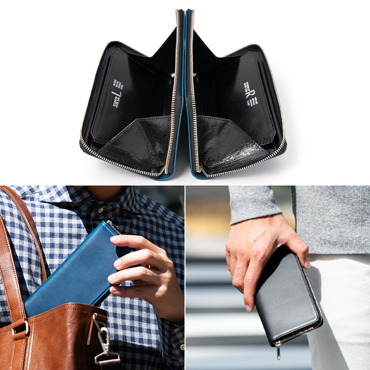 Vintage Revival Productions】round zip more slim | 藤巻百貨店