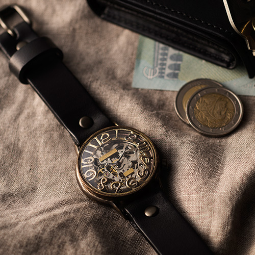 ArtyArty】クラフト時計／NABE「自動巻きスケルトンBMA022」 | 藤巻百貨店