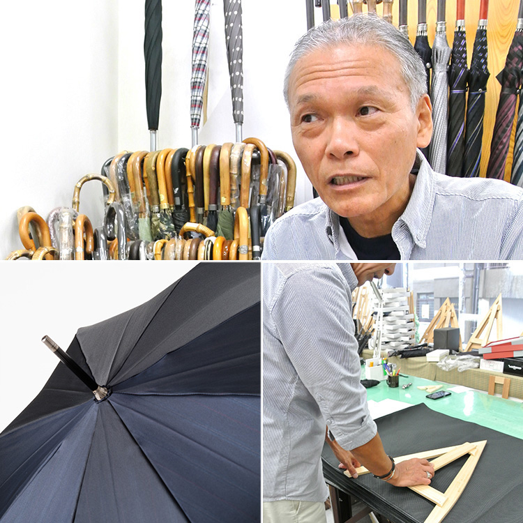 Ramuda】晴雨兼用 婦人長傘60cm 甲州織シャンブレー 虹 | 藤巻百貨店