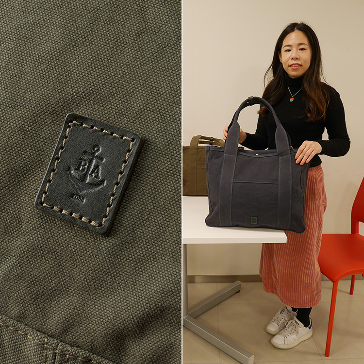 BAGGY'S ANNEX】アーミーダック 仕切りビッグトート LGRN-4022 | 藤巻