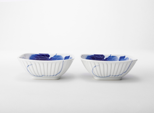 ブルーワイナリー ペア角小鉢 | 有田焼 深川製磁｜公式オンラインストア