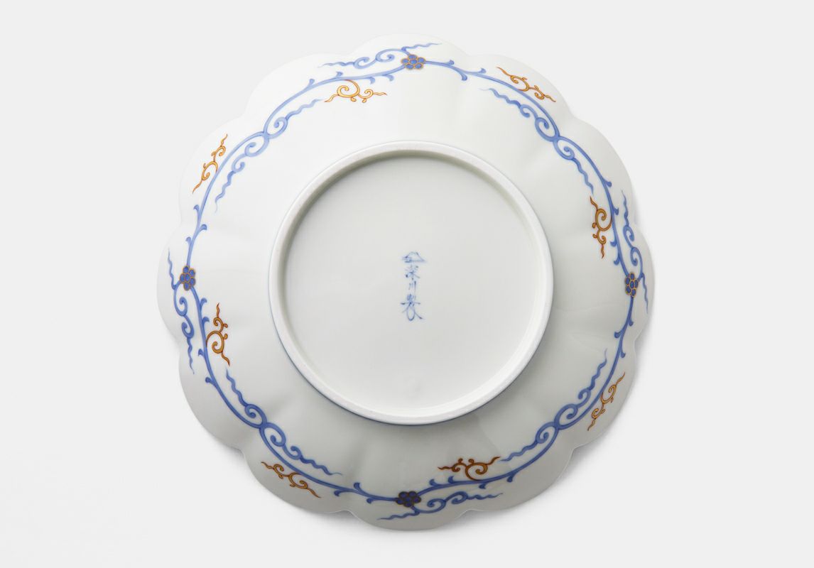 染錦金彩鳳凰 菊割親皿 | 有田焼 深川製磁｜公式オンラインストア