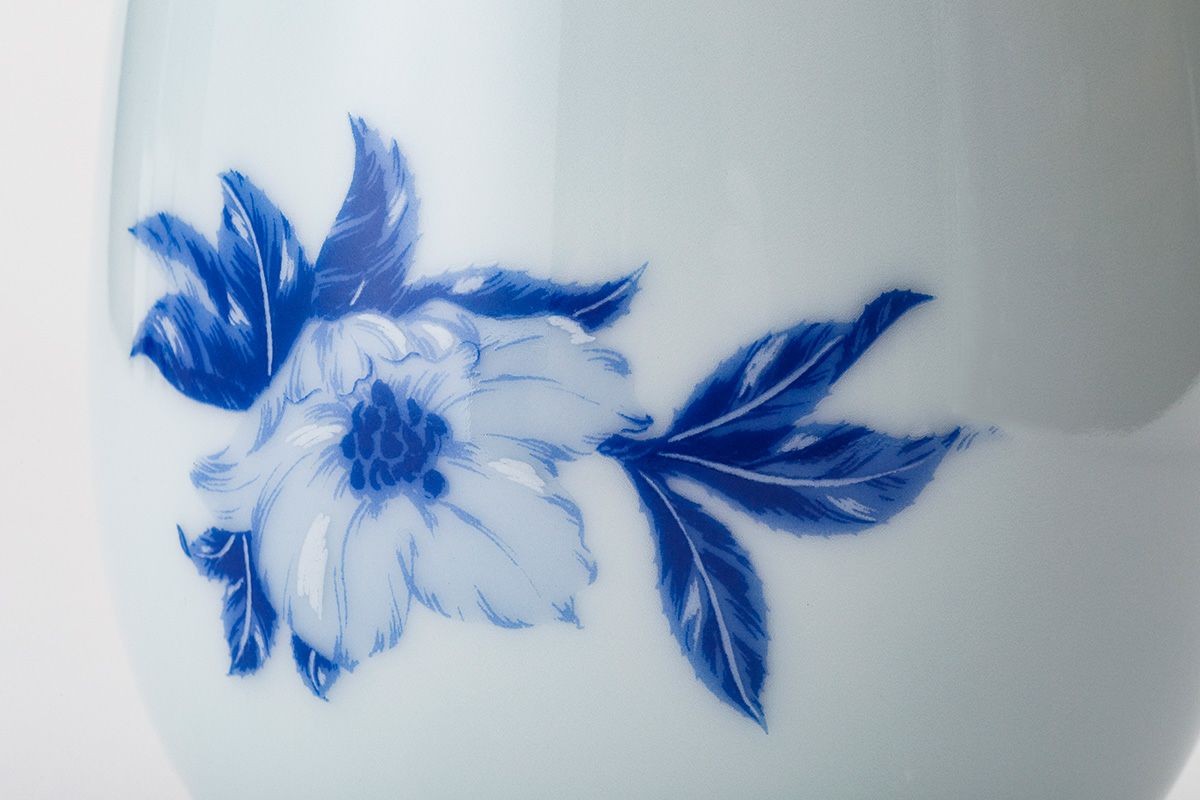 オリエンタルブルー 107号花生 | 有田焼 深川製磁｜公式オンラインストア