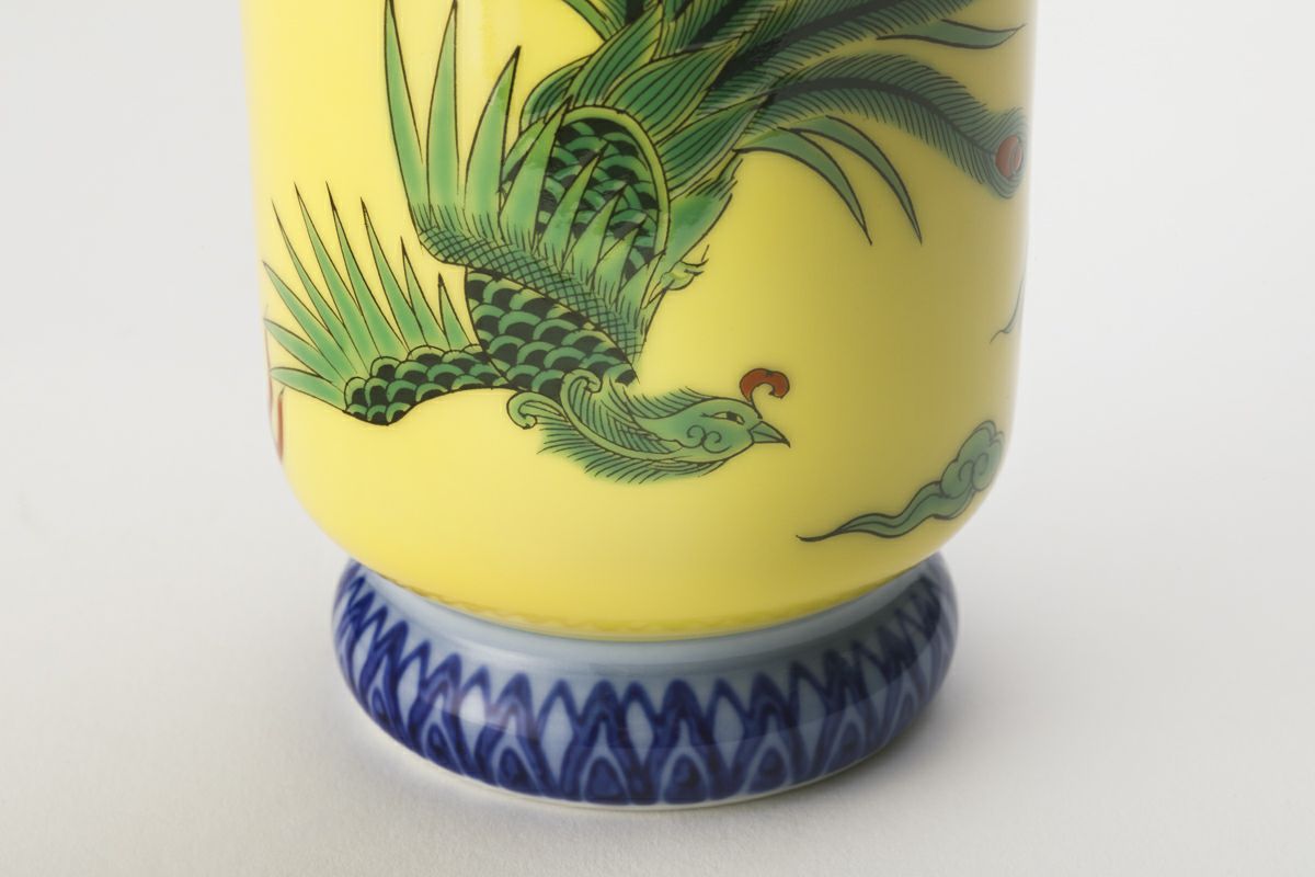 竜鳳凰錦手黄地 フリーカップ | 有田焼 深川製磁｜公式オンラインストア