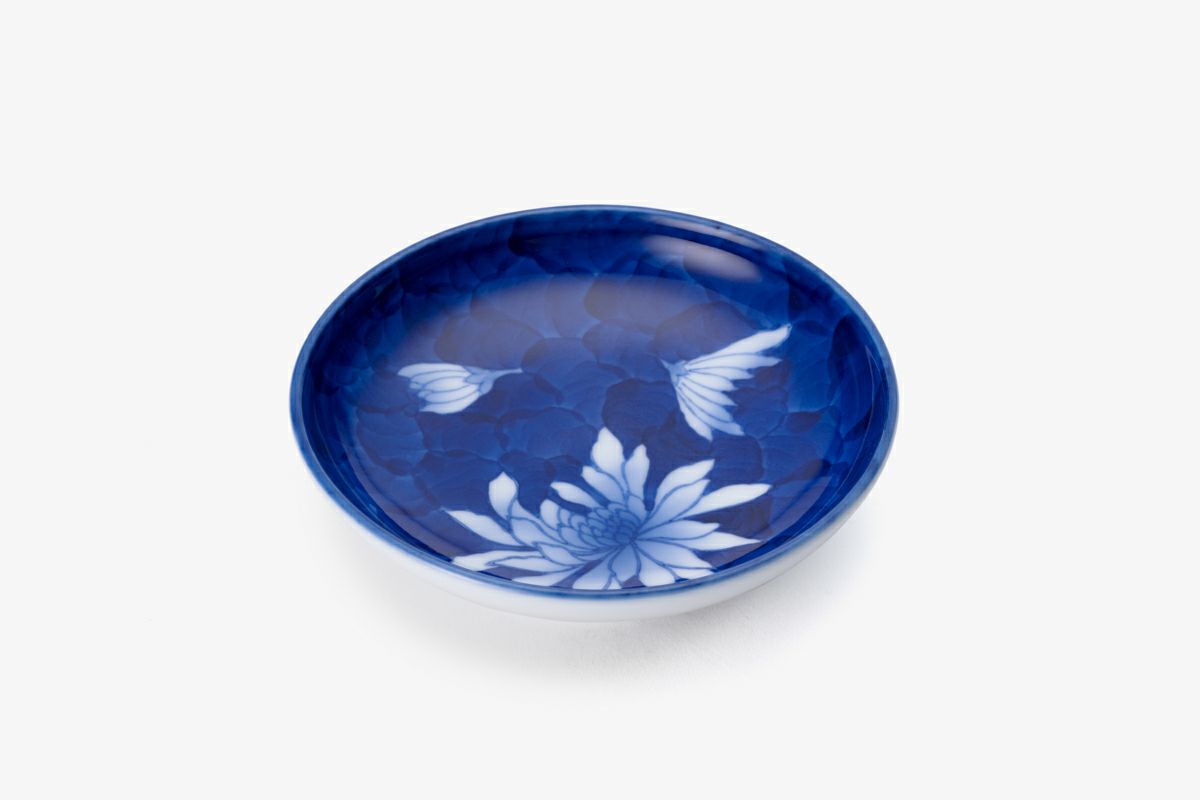 染錦花丸紋 半月型小皿 | 有田焼 深川製磁｜公式オンラインストア