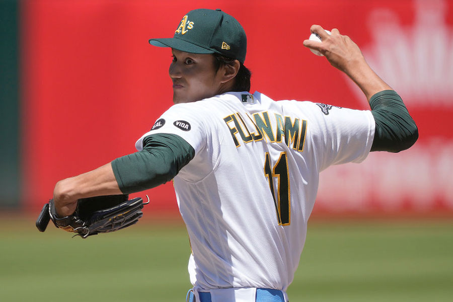 藤浪晋太郎、最速164キロも回跨ぎで失点 3者凡退スタート＆昨季HR王