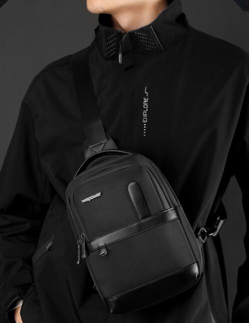 多機能ポケット付きワンショルダーボディバッグ ワンショルダー|ボディ