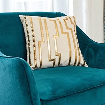 ソファクッション 幾何学模様装飾クッション高級感演出 モダン|ソファ