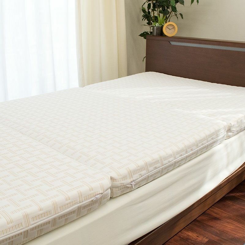 西川 Afit（アフィット） シングル 三つ折り マットレス 折りたたみ