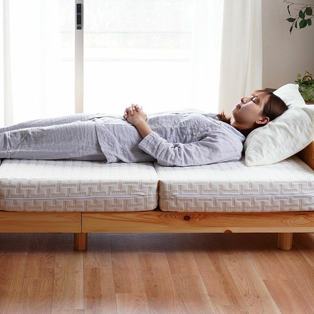 西川 Afit（アフィット） セミダブル 三つ折り ベッドマットレス