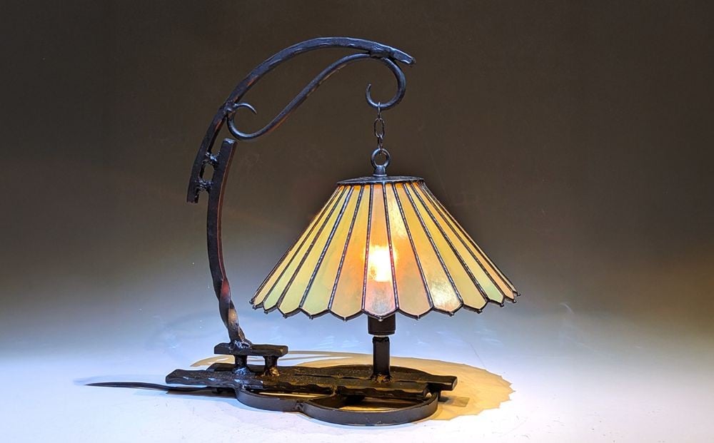 チェリデザイン工房】宙吹きガラスによる和風ランプ｜京都