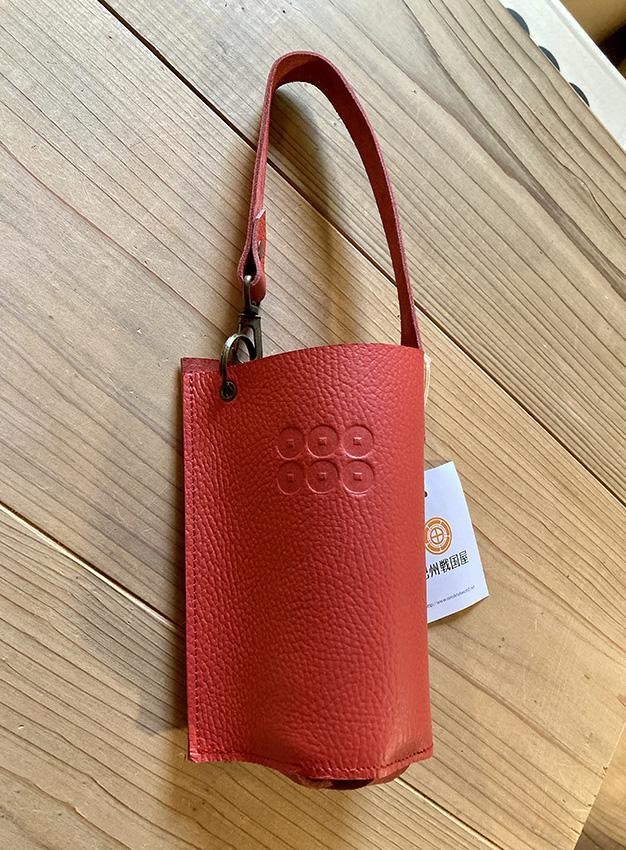 本革六文銭ペットボトルホルダー【真田赤備】 | JTBのふるさと納税