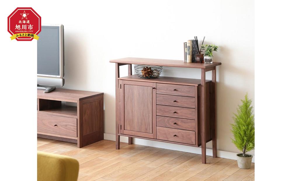 旭川家具 山室家具製作所 プロトNo.803キャビネット ウォールナット