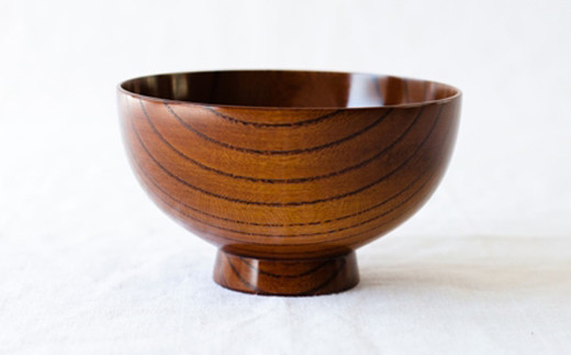 小田原漆椀ケヤキ 中 【お椀 食器 木 雑貨 汁椀 小田原漆器 プレゼント