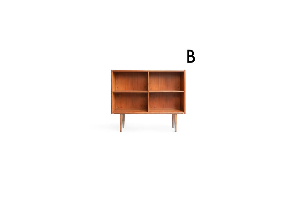 デンマークヴィンテージ ブックケース チーク材 本棚 北欧家具/Danish