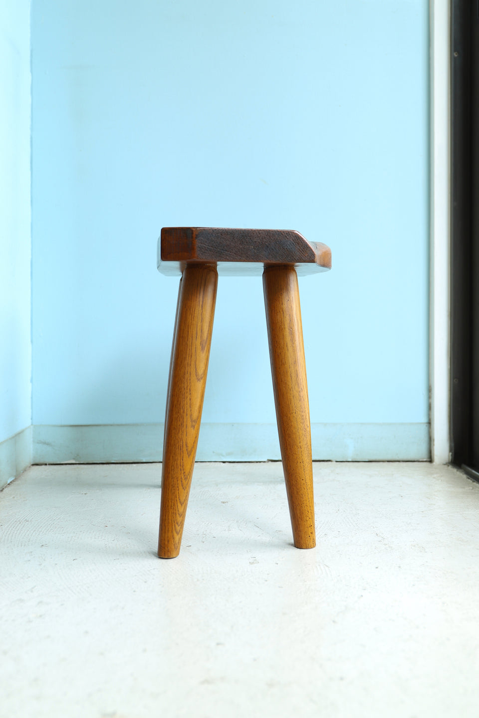 無垢材 サイドテーブル スツール 花台/Solid Wood Side Table Stool