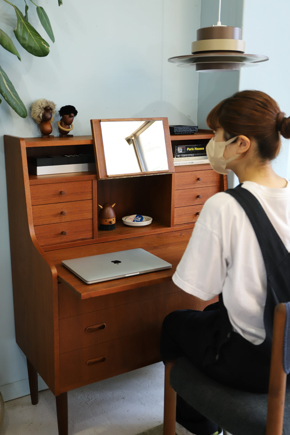 デンマークヴィンテージ ライティングビューロー ドレッサー 北欧家具