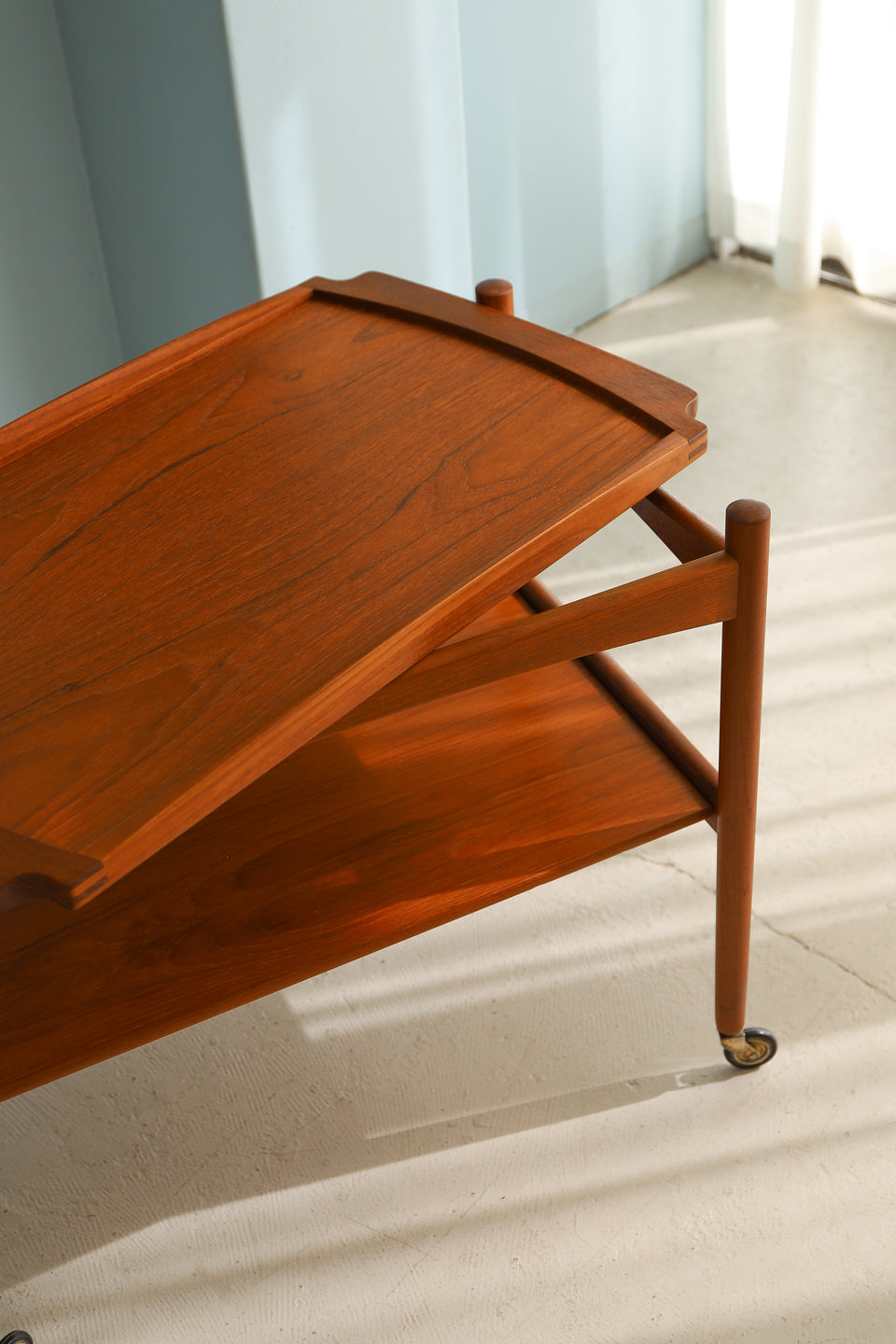 デンマークヴィンテージ サービングトロリー ワゴン バーカート ポール