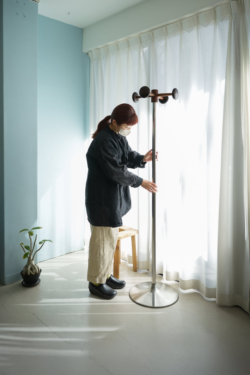 ジャパンヴィンテージ ポールハンガーラック/Japanese Vintage Pole