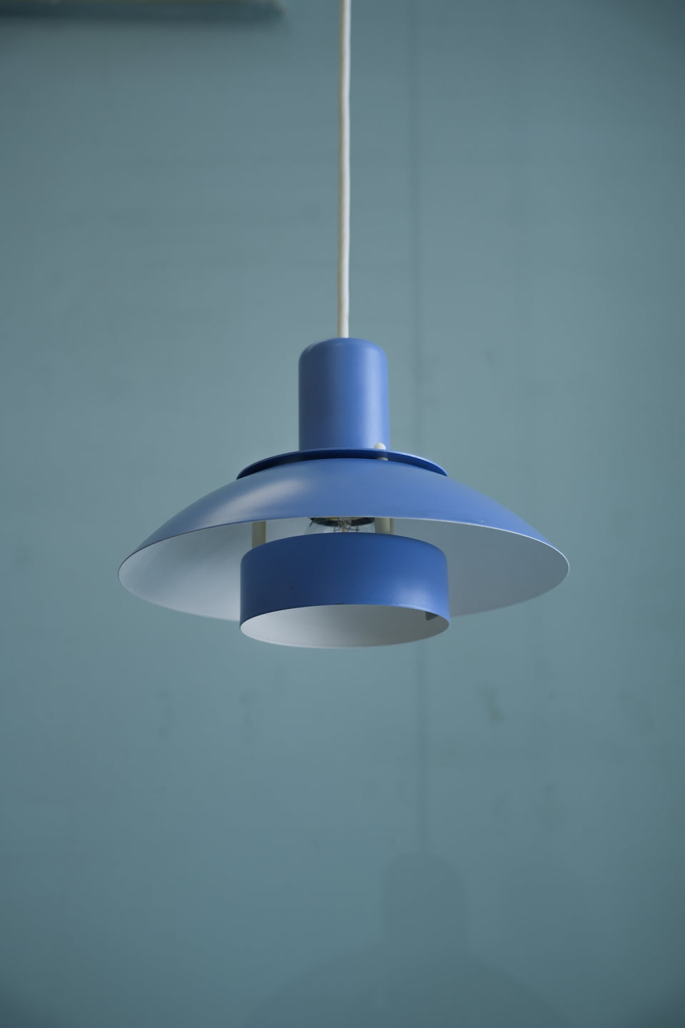 ホーン ペンダントライト ブルー デンマークヴィンテージ 照明 北欧