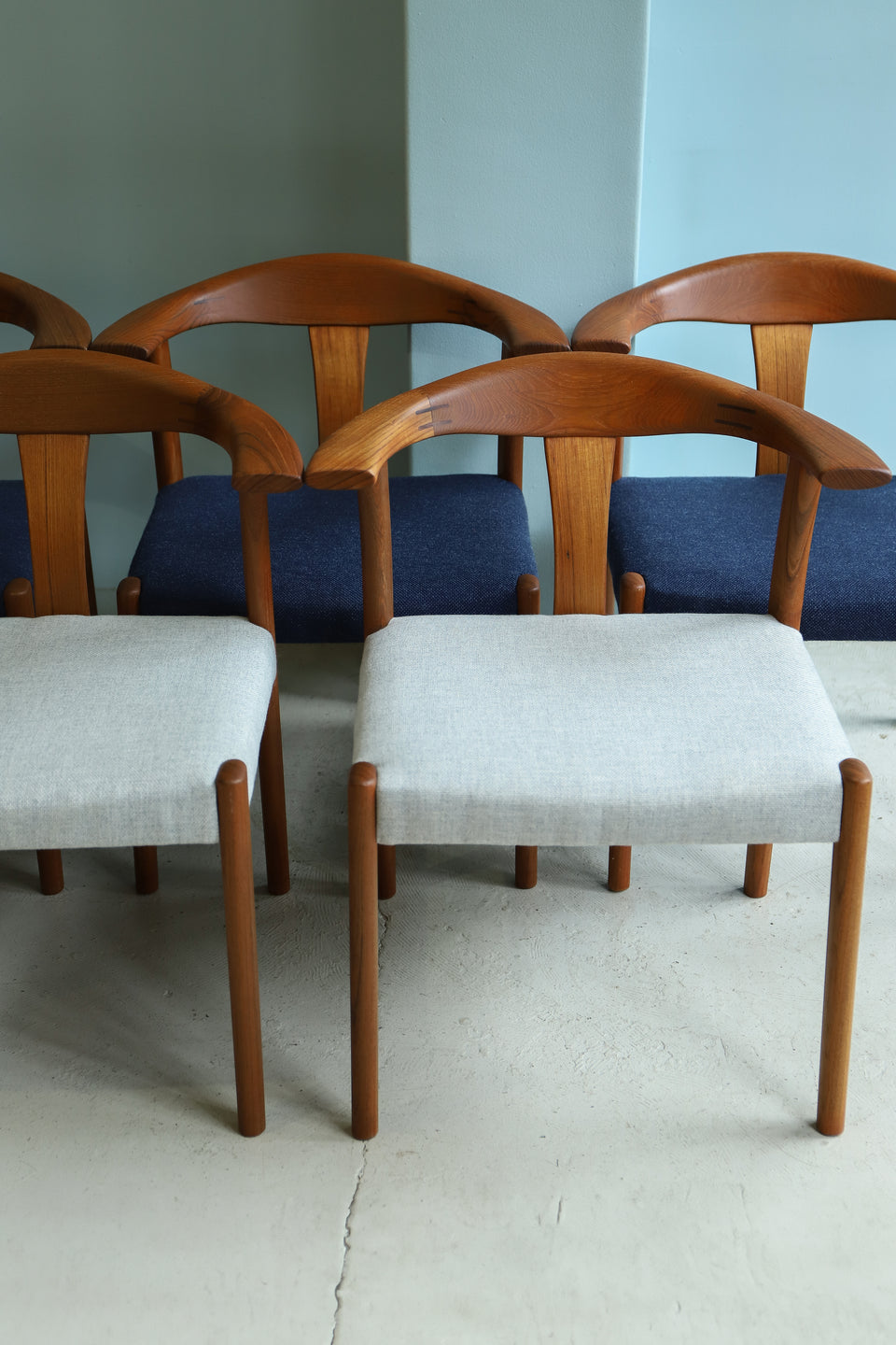 ジャパンヴィンテージ アームチェア 椅子 チーク材 北欧デザイン