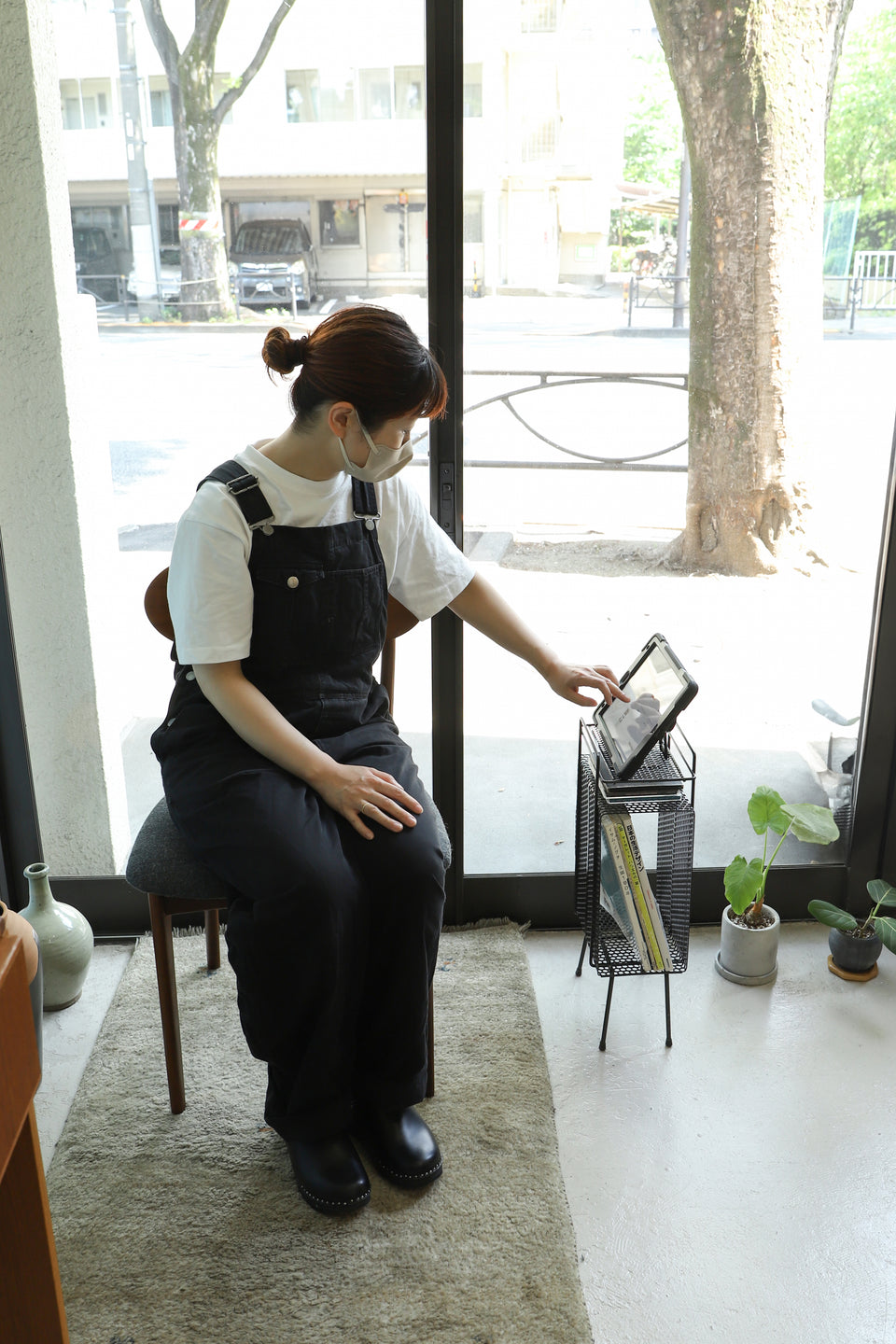 アメリカヴィンテージ マガジンラック アイアン ミッドセンチュリー/US