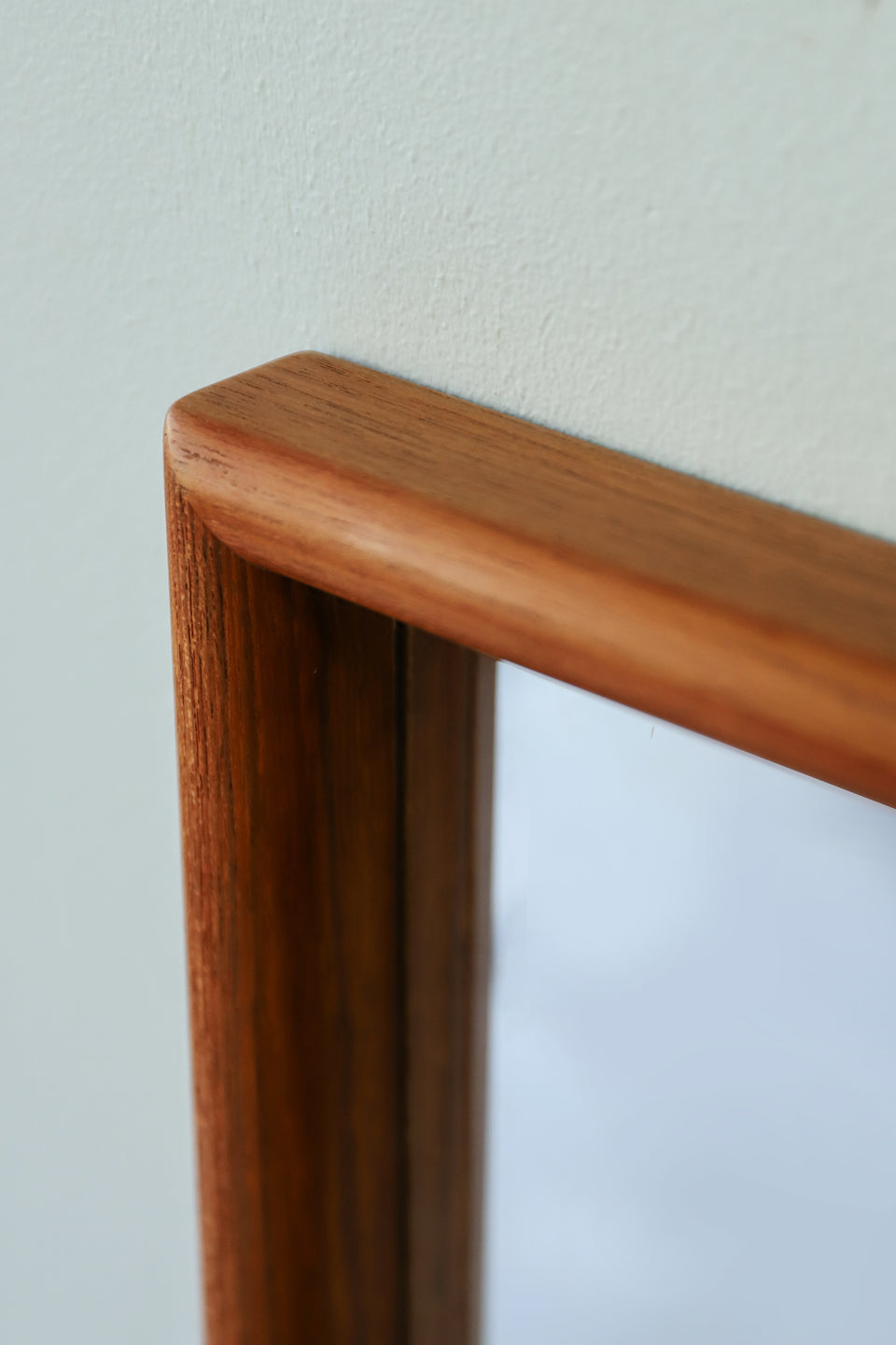 ウォールミラー チーク材 壁掛け 鏡 姿見 インテリア/Teakwood Long