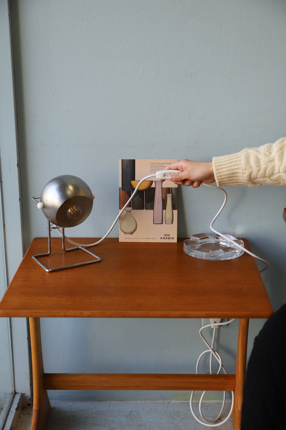 Abo Randers Ball Stat Table Lamp Danish Vintage/デンマーク