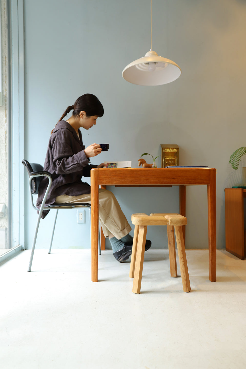 ジャパンヴィンテージ 青林製作所 エクステンションダイニングテーブル