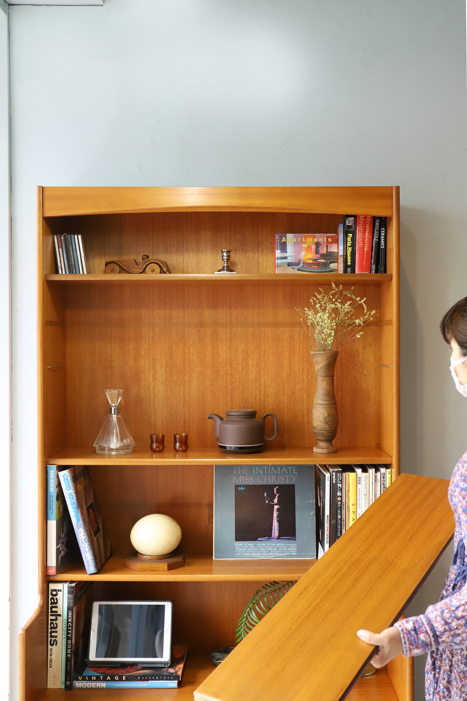 イギリスヴィンテージ ネイサン シェルフ 食器棚 ミッドセンチュリー