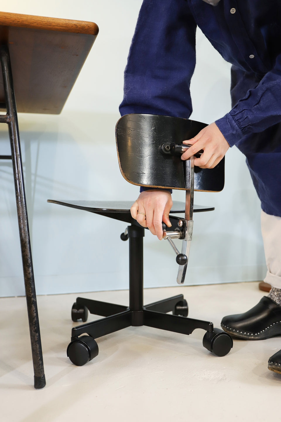 ケヴィチェア ミニ キャスターチェア デンマークヴィンテージ 北欧家具