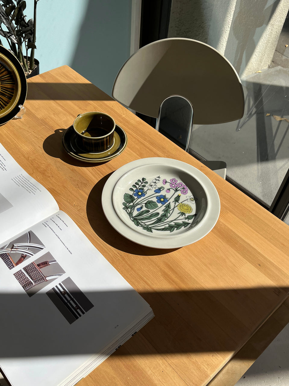 アラビア フローラ ディナープレート フィンランド 北欧ヴィンテージ