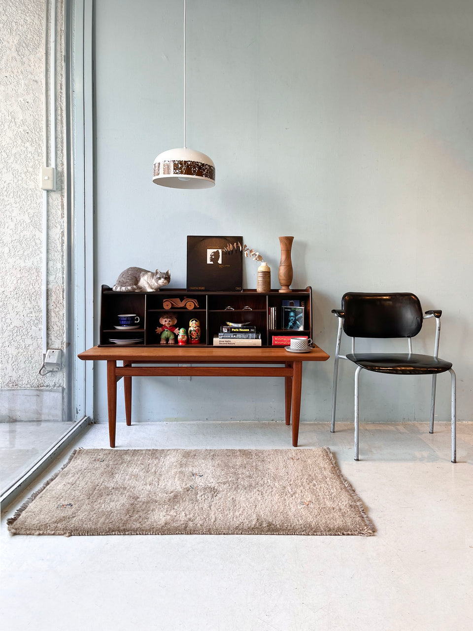 ヴィンテージ ローズウッド 卓上本棚 ブックスタンド/Vintage Rosewood