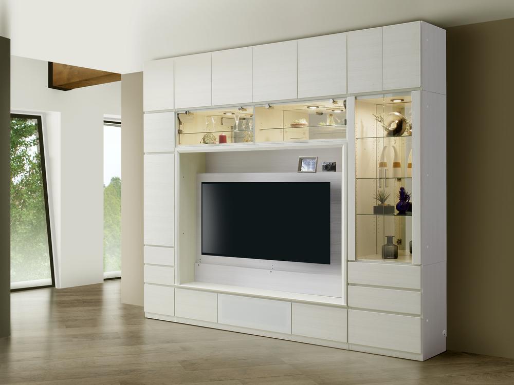 ヴァイス 幅280cm 壁面収納セット テレビボード テレビ台 コレクション